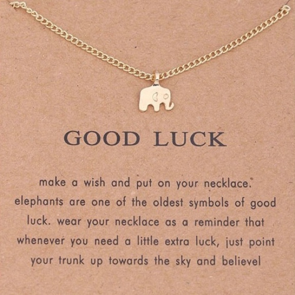 Lucky Elephant Pendant Necklace